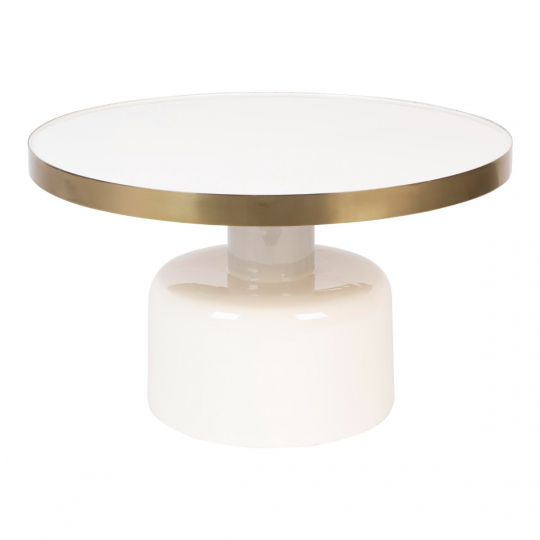 Bijzettafel 'Glam ' - Wit