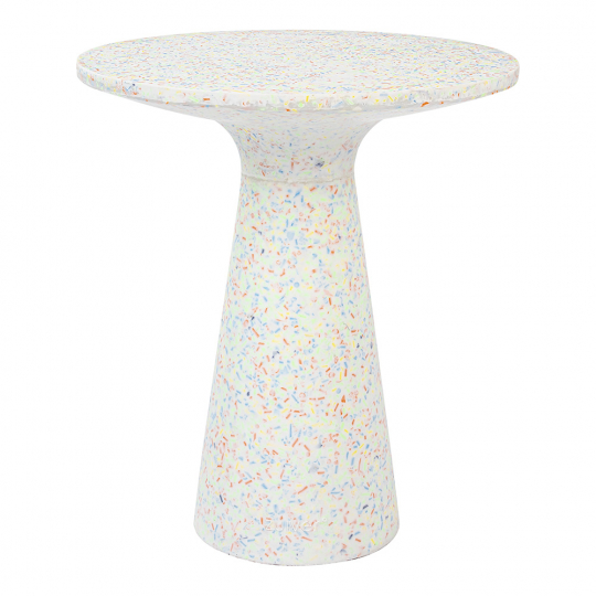 Bijzettafel 'Victoria' - Wit/Multi