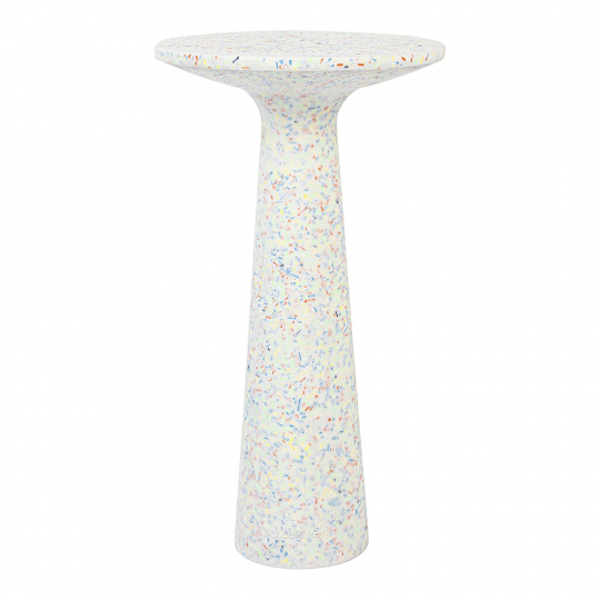 Bijzettafel 'Victoria' - Wit/Multi