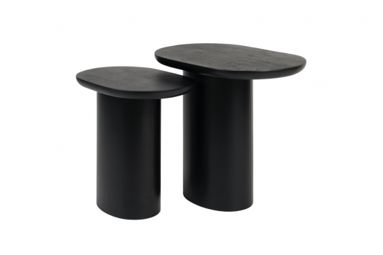 Tafel 2-set 'Bela' - Zwart