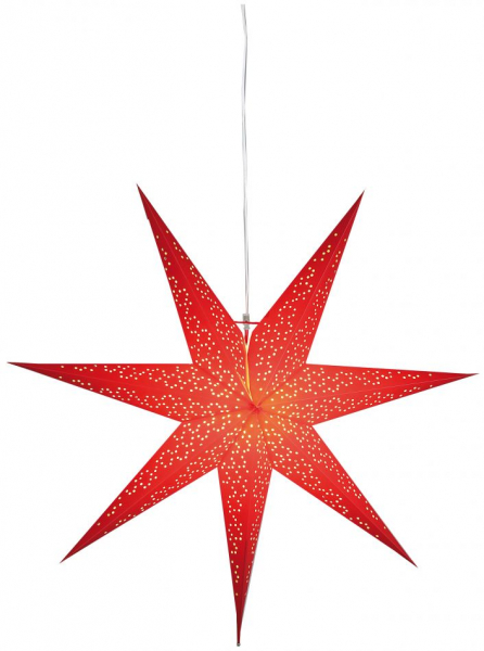 Kerstster 'Dot' 70cm - Rood