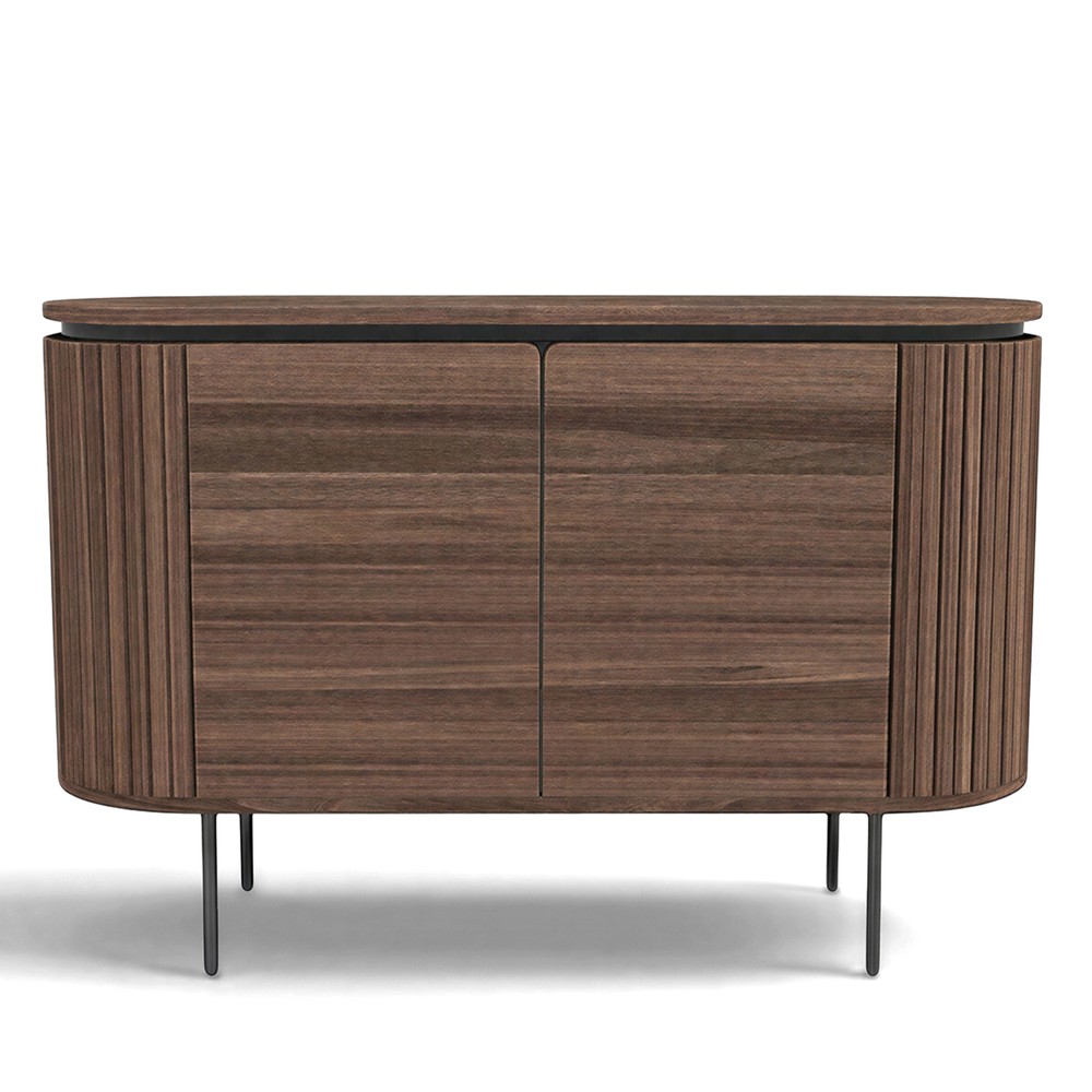 Dressoir 'K&auml;rra' - Walnoot/Zwart
