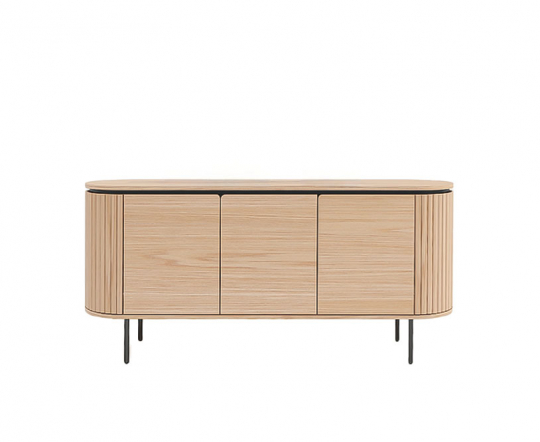 Dressoir 'Fjällbacka' - Natuur/Zwart