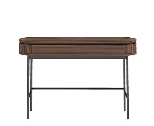 Bureau 'Kärra' - Walnoot/Zwart