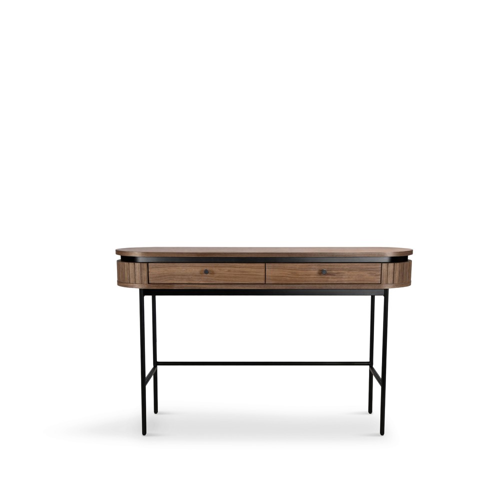 Bureau 'Kärra' - Walnoot/Zwart
