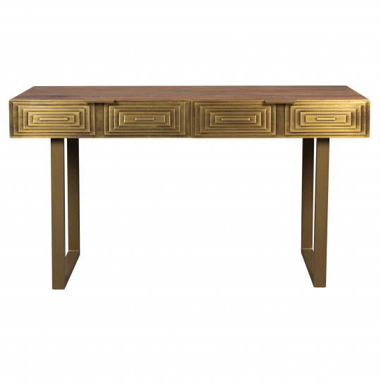 Console tafel 'Volan' - Goud