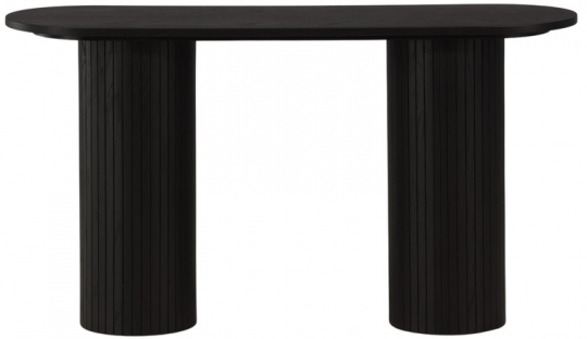 Bijzettafel 'Barkaby' 40x130cm - Zwart