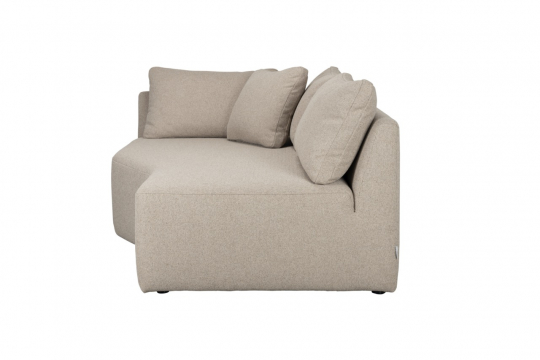Bank 'Element Prosper Chaise Right' - Cappuccino