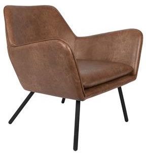 Fauteuil 'Bon' - Bruin
