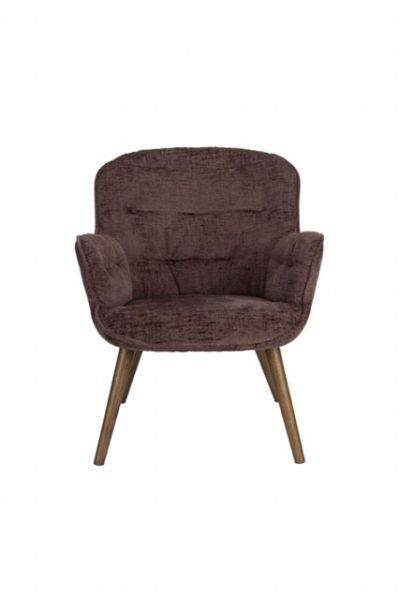 Fauteuil 'Lenn' 75x67 - Paars