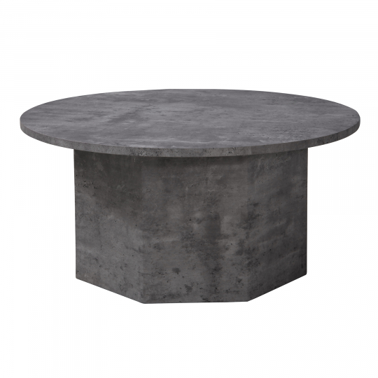 Salontafel 'Bilbao' Rond 80cm - Grijs
