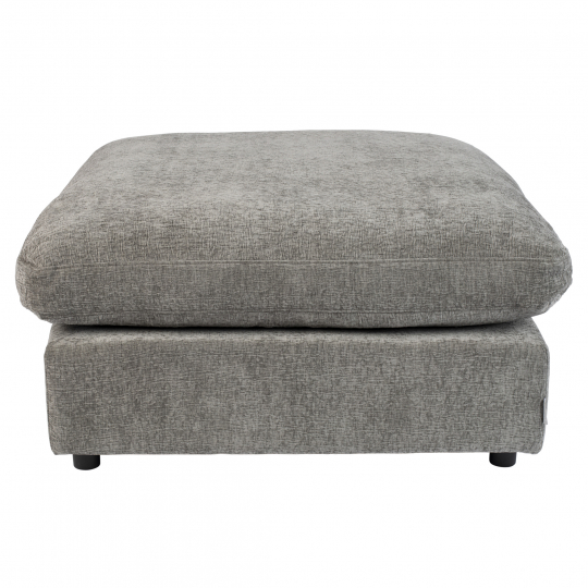 Voetenbank 'Sense Grey' - Grijs