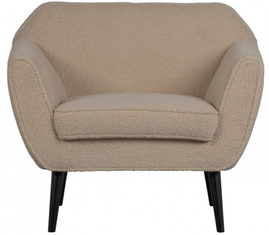 Fauteuil 'Rocco' - Beige/Teddy