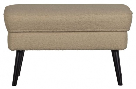 Voetenbank 'Rocco' - Beige/Teddy