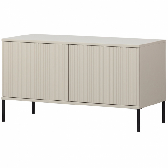 TV-meubel ‘New Gravure’ 100 cm - Beige/Zwart