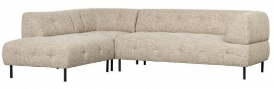 Linker hoekbank 'Lloyd' - Beige