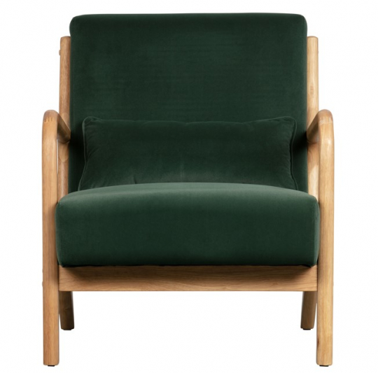 Fauteuil 'Mark' - Groene Velvet