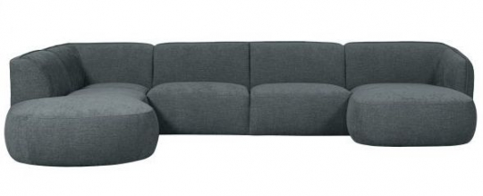 Linker bank 'Polly' - Blauw/Groen