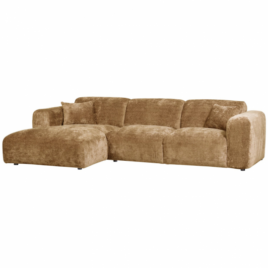 Bank ‘Cloud’ 3-zits chaise longue links - Geel