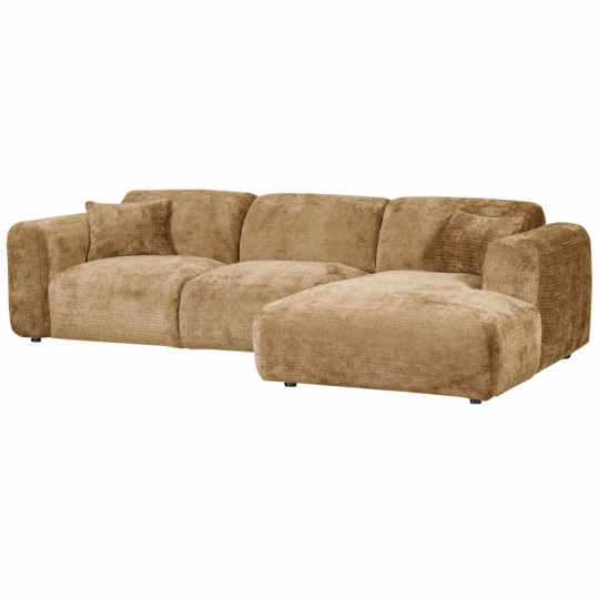 Bank ‘Cloud’ 3-zits chaise longue rechts - Geel