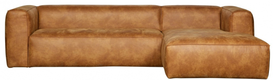 Bank 'Bean' 4-zits - Cognac