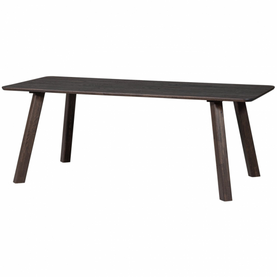 Eettafel ‘Tablo’ 200x90cm - Donkerbruin