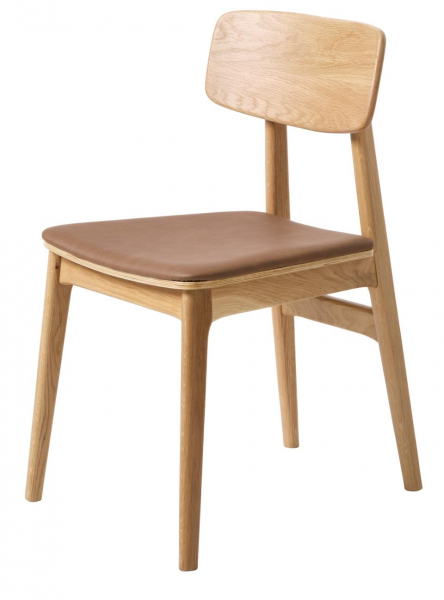 Stoel 'Garde' - Eik/Bruin