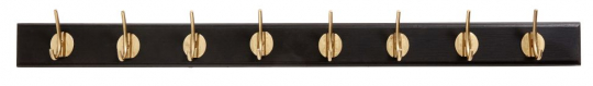 Hanger 'Hooks' L - Zwart/Goud