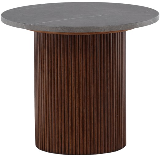 Bijzettafel 'Härjedalen' Rond 52cm - Bruin