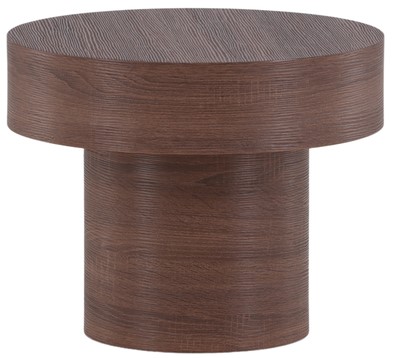 Bijzettafel 'Mariefred' Rond 50cm - Bruin