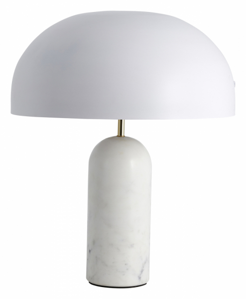 Tafellamp 'Atlas' - Wit/Marmel