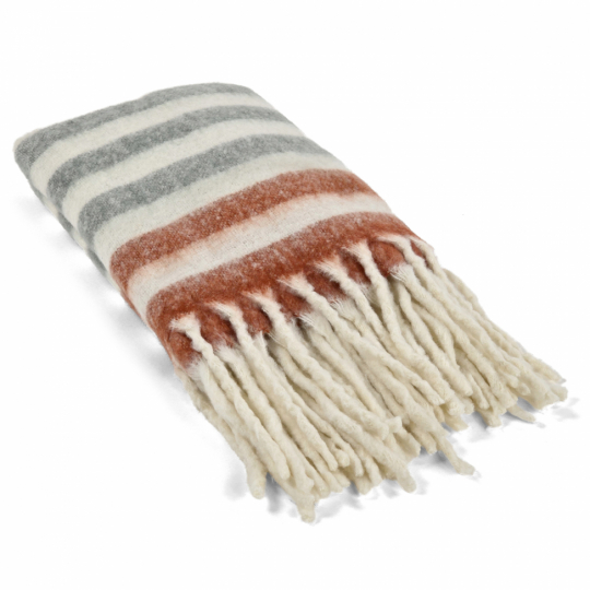 Plaid 'Monica' 130x170cm - Roze