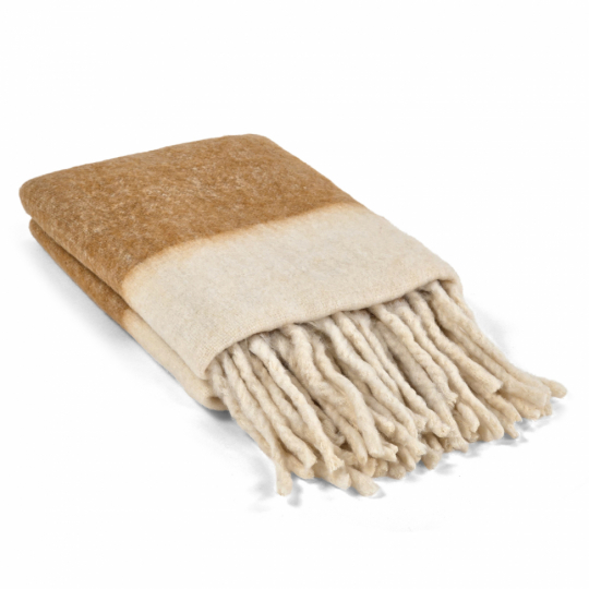 Geruite 'Carrie' 130x170cm - Geel