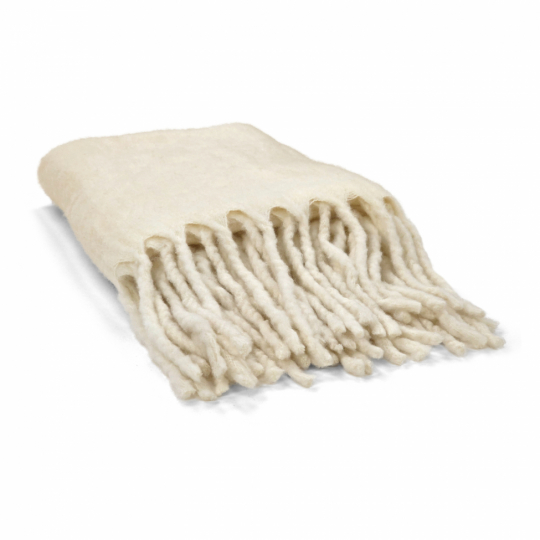 Geruite 'Samantha' 130x170cm - Wit