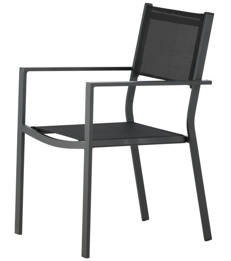 Eetstoel 'Charlotte' - Zwart