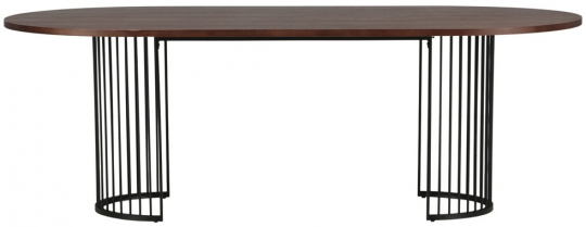 Eettafel 'Hindås' 110x220cm - Bruin