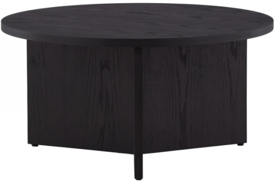 Salontafel 'Smögen' Rond 65cm - Zwart