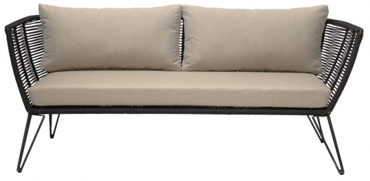 Bank 'Mundo' - Zwart/Beige