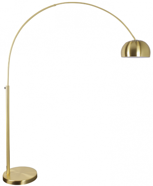 Vloerlamp 'Bow' - Messing
