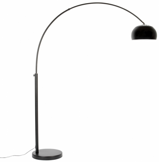 Vloerlamp 'Metal Bow' - Zwart