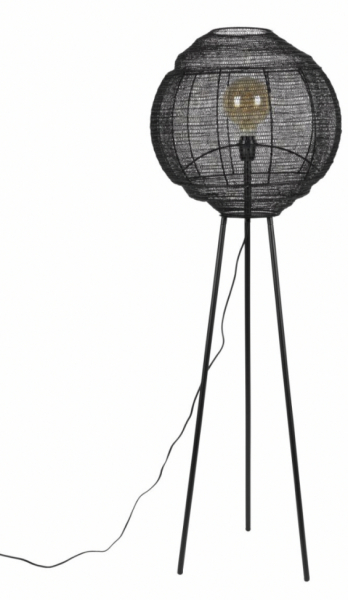 Vloerlamp 'Meezan' - Zwart