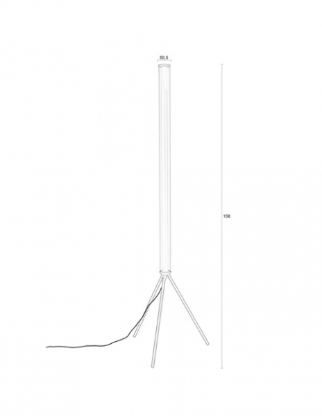 Vloerlamp 'Scotty' 51x51 - Beige