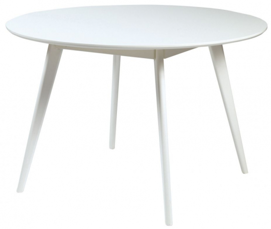 Eettafel 'Yumi' Rond 115cm - Wit
