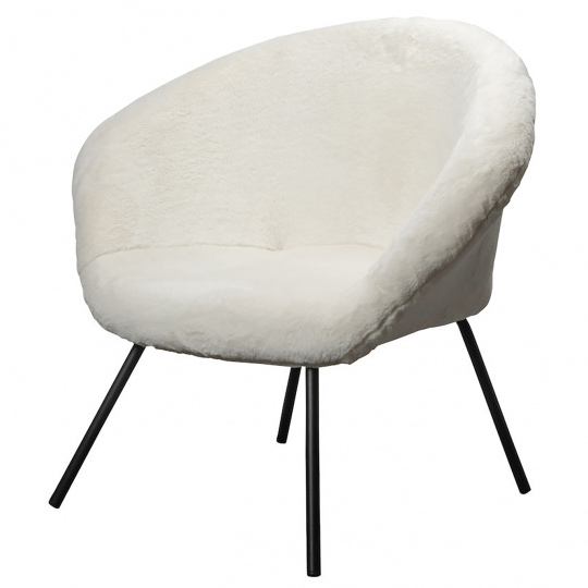 Fauteuil 'Theodore' - Wit