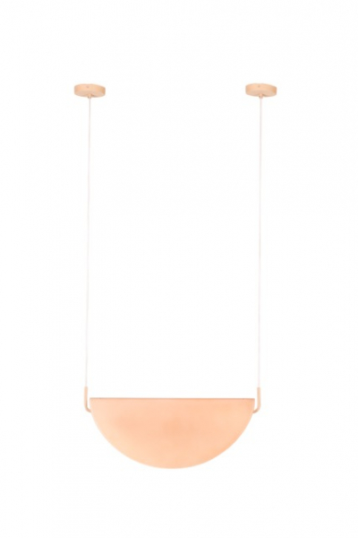 Plafondlamp 'Rani' 22x74 - Roze