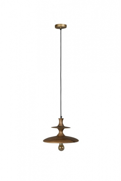 Plafondlamp 'Cath' 34x34 - Bruin