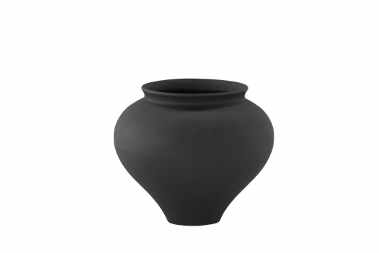 Vaas 'Santander' 18cm- Zwart