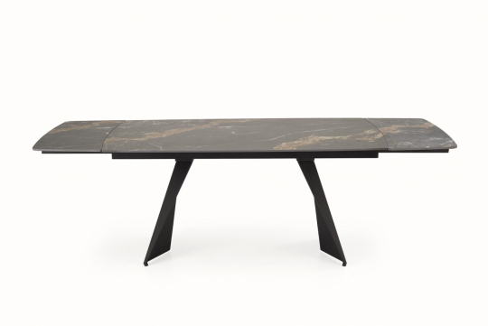 Eettafel 'Armani' 165-241cm - Zwart