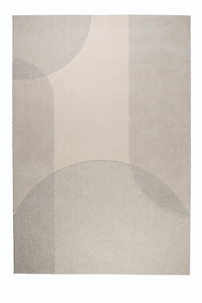 Wollen kleed 'Dream' 160x230cm - Natuur/Grijs