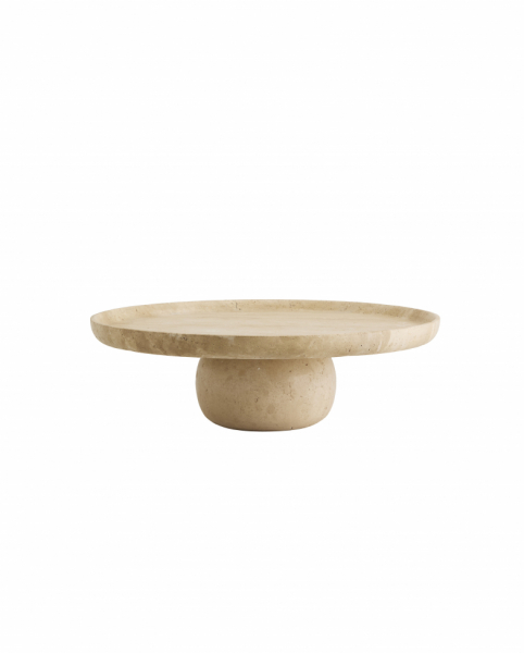 Schotel 'Masa' rond 50cm - Travertin